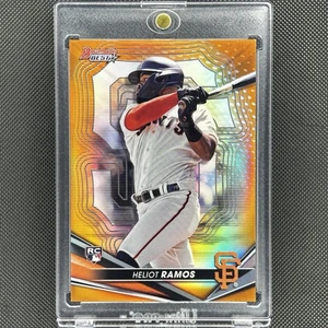 2022 Bowman’s Best HELIOT RAMOS RC Orange Refractor /25 SF GIANTS Color Match - Picture 1 of 2