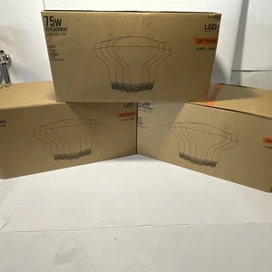(18 Pack) 12 Watt BR40 Dimmable LED Light Bulb Soft White 75-Watt Equivalent - Picture 1 of 4