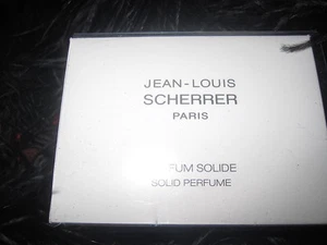 JEAN-LOUIS SCHERRER PARFUM SOLIDE RARE SOLID PERFUME BOX HOUSSE POUCH NEUF NEW - Picture 1 of 7