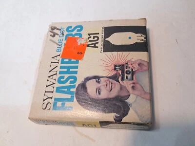 Juego de 12 bombillas flash Sylvania AG1 de colección de hallazgo raro Foto 1 de 4