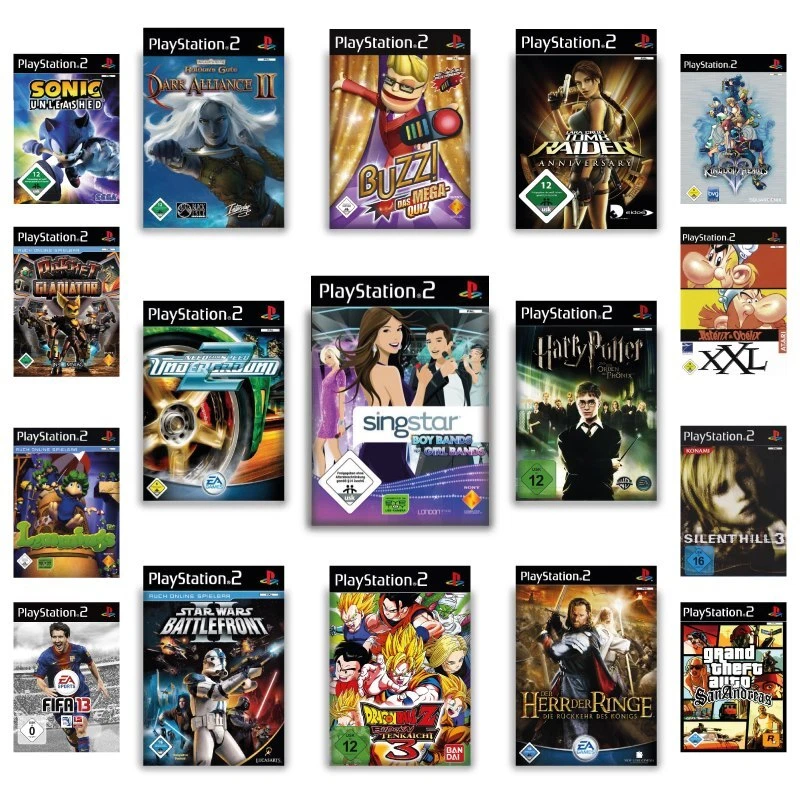 Playstation 2 SPIELE PS2 - AUSWAHL - Fifa - Singstar - Spyro - GTA 3 - neuwertig - Bild 1 von 1