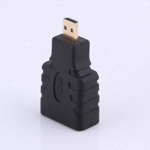 New Premium HDMI MICRO (Type D) Male to HDMI (Type A) Female Adapter Gold-Plated - Picture 1 of 3