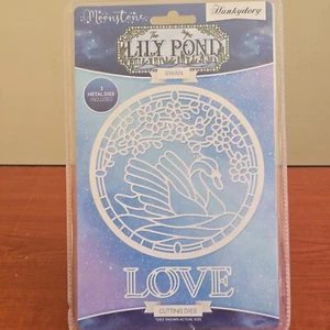 Hunkydory Moonstone Lily Pond Metal Cutting Dies – Swan & Love Sentiment (3pc) - Picture 1 of 14