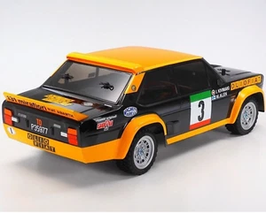 Tamiya Fiat 131 Abarth Rally Olio Fiat Painted - MF-01X 4WD KIT 1:10 47494 - Foto 1 di 13