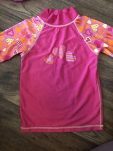 UV Skinz Rash Guard Girls Size 10 UPF 50+, Pink, Swim Top Sun Protection - Picture 1 of 4