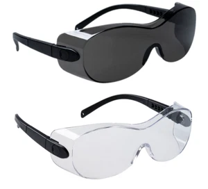 PS30 Over Spectacle Safety Anti Scratch UV + Eye protection Eyewear Glasses - Picture 1 of 5
