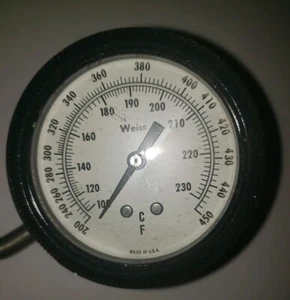 WEISS TEMPERATURANZEIGE 25UB9 - X131 200-450 F/C - Bild 1 von 7