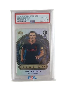 Topps Deco Prodigy - Blue Oscar Gloukh 40/49 PSA 10 Pop 1!!! - Bild 1 von 1