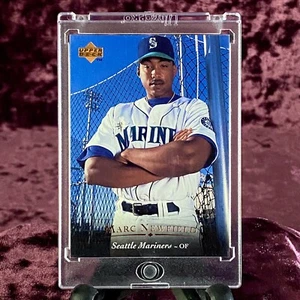 Marc Newfield 1995 Upper #113 MINT Seattle Mariners Legends Jersey Sacramento SP - Picture 1 of 2