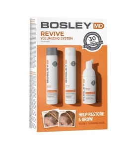 Bosley MD BOSRevive Color safe  Kit- Restores And Revitalizes Hair-30 day kit - Picture 1 of 3