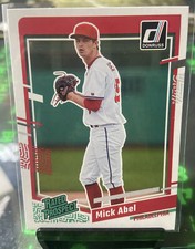 Mick Abel Rated Prospect Rookie Card 2023 Donruss #58 Philadelphia Phillies