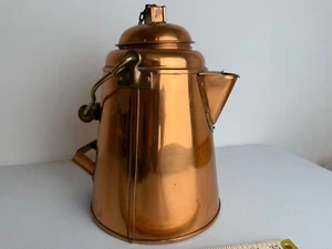 1800s 14" Copper kettle - Picture 1 of 5