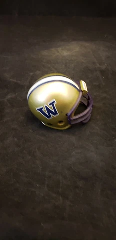 WASHINGTON HUSKIES PAC 10 C#25  POCKET PRO FOOTBALL HELMET RIDDELL Cover