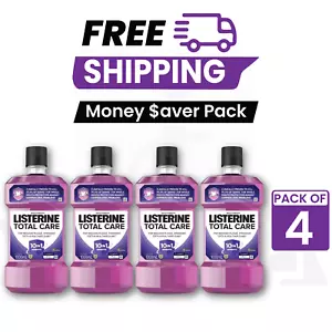 LISTERINE - Total Care Mouthwash Clean Mint 1000ml-PACK OF 4 - Picture 1 of 6