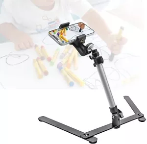 17" Lightweight Table Top Tripod Mount Stand w/ Phone Holder for Android iPhone - Picture 1 of 6