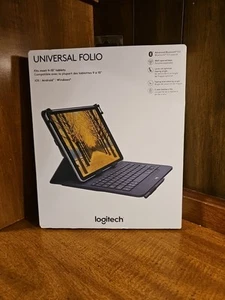 NEW Logitech Universal Keyboard Case for 9" & 10" iPad Android Tablet - Picture 1 of 7