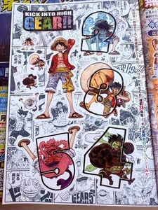 ONE PIECE ~ Full-throttle holo-flake sticker (Weekly Shonen Jump 23, 2025) - Picture 1 of 1