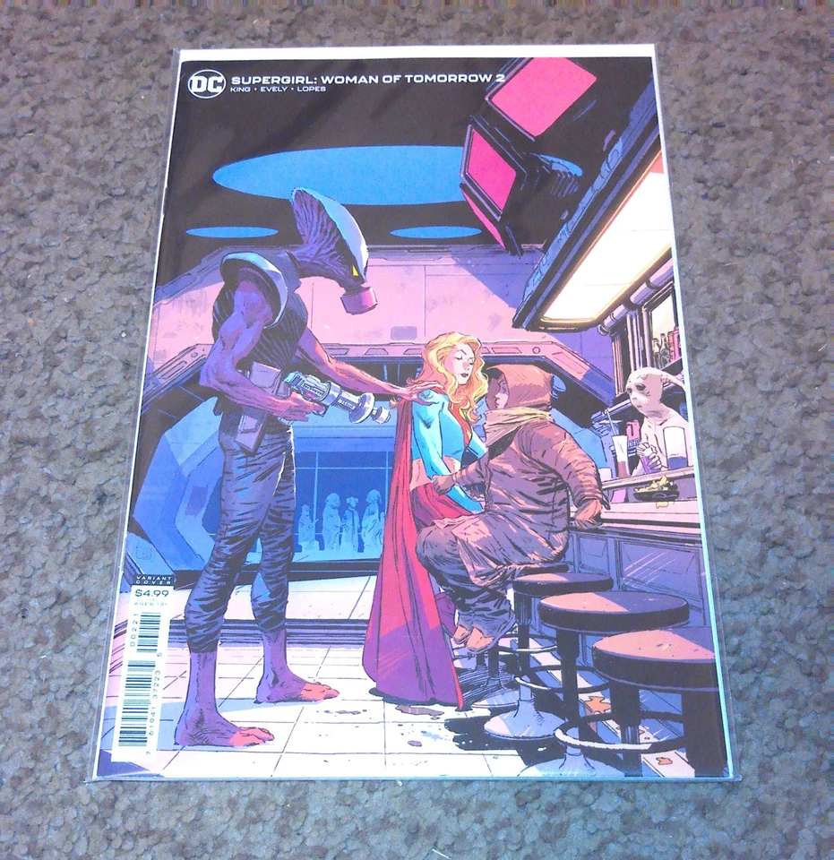 SUPERGIRL WOMAN OF TOMORROW 2 LEE WEEKS VARIANT - NEAR MINT+ - Image 1 of 1