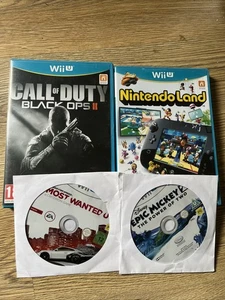 Nintendo Wii U Video Game Bundle 4x Job Lot Tested - Picture 1 of 8