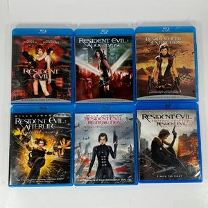 Resident Evil: The Complete Collection All 6 Movies on Blu-Ray Original Releases - Bild 1 von 24