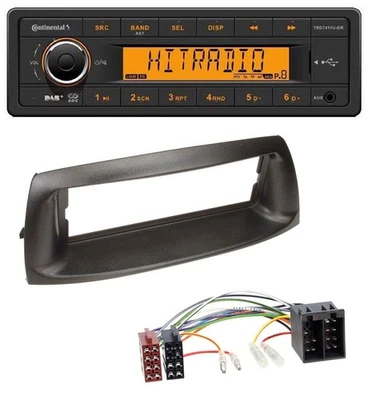 Continental 1DIN DAB MP3 AUX USB Autoradio für Fiat Punto (188, 1999-2005) - Bild 1 von 4