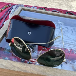 NEW RayBan Sunglasses Outdoorsman II RB3029 L2112 GOLD/GREEN 62mm AUTHENTIC 3029 - Picture 1 of 5