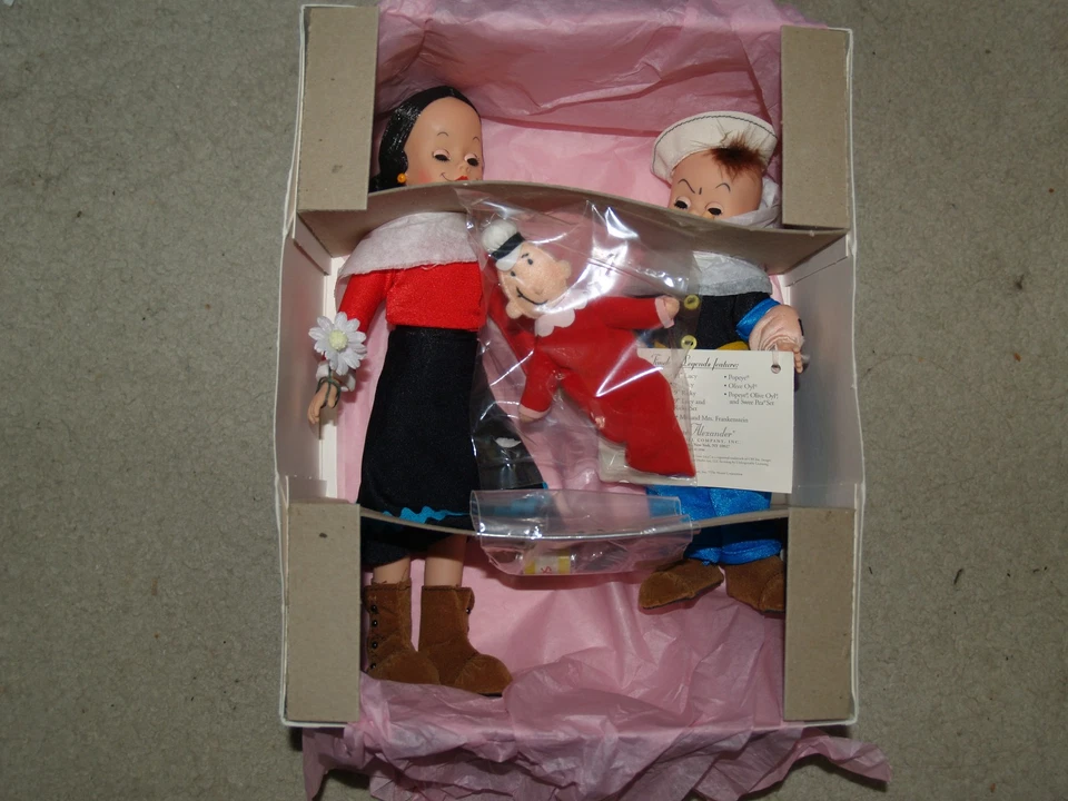 1996 Madame Alexander- Popeye Olive Oyl 3pc Set #20127