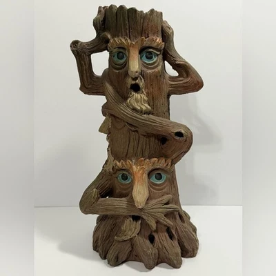 Elegant Expressions Incense Burner Hear no evil See no evil Speak no evil spooky - Image 1 of 4