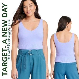 Camiseta sin mangas suéter lavanda A New Day - Imagen 1 de 7