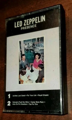 Presence - Led Zeppelin (Cassette 1976 Swan Song / Atlantic Records) - Image 1 of 4