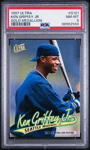 Ultra Gold Medallion Edition 1997 Ken Griffey Jr. #G121 PSA 8 - Imagen 1 de 2