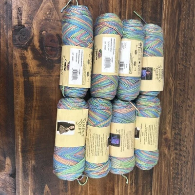 CARON 4oz. Simply Soft 100% Acrylic Tapestry 0001, Lot Of 8- New - Image 1 of 4