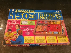 VINTAGE 1976 Radio Shack Science Fair 150 in 1 Electronic Project Kit 28-248 - Picture 1 of 8