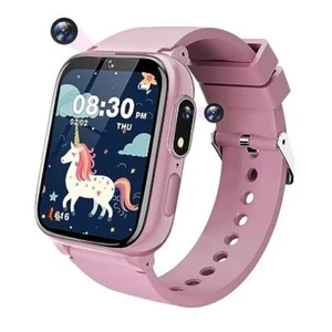 Kids Smart Watches Girls Toys Age 6-8, HD Touchscreen Dual Cameras Kids Pink - Picture 1 of 7