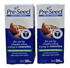 Pre-Seed Fertility Lubricant 1 Tube & 9 Applicators Per Box Lot of 2 NEW