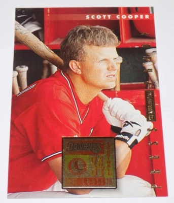 1996 Donruss Press Proof Scott Cooper Baseball Card #480 - Image 1 of 2