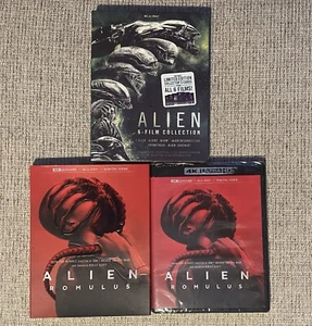 Brand New - 7-Film Alien Collection - Alien Romulus 4K & Alien 6-Films Blu Ray - Picture 1 of 5