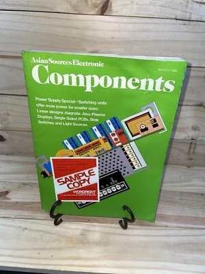 Asian Sources Electronics Components March 1985 Catalog Sample Copy (A27) - Image 1 of 3