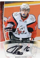Trevor Petersen 2011-12 Niagara IceDogs Signature Edition
