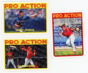 2021 Topps Throwback Thursday Set 12 1972 Arenado Bohm Johnson RC 34 35 36 #TBT - Picture 1 of 8