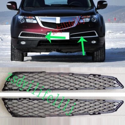 2x Para Acura MDX 2010-2013 Para-choque Frontal Esquerda Direita LH RH Grelha Tampa a - Imagem 1 de 2