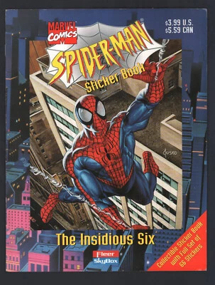 1996 Panini Spider-Man The Insidious Six Sticker Book Complete (66) - Image 1 of 2