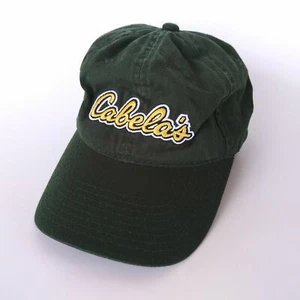 Cappello berretto Cabela's logo ricamato VERDE regolabile con cinturino - Foto 1 di 8