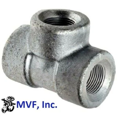1/4" 2000# Threaded (NPT) Tee A105 Forged Steel Pipe Fitting <FS030211NS - Image 1 of 4