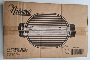Präzisions NuWave Gusseisengrill mit Öltropfschale Modell-Nr. 31104 Neu im Karton - Bild 1 von 3
