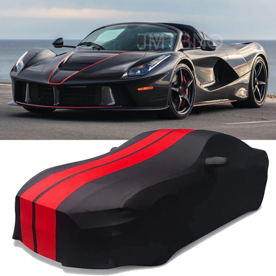Capa de carro cetim elástica à prova de poeira interna para Ferrari LaFerrari 2014-2017 - Imagem 1 de 4
