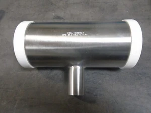 TUBE FITTING, REDUCING TEE, 3" BUTTWELD X 1" BUTTWELD, 316SS - Picture 1 of 1