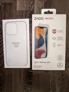 iPhone 13 Pro Apple NIB Clear Case/ Zagg Screen Protector For iPhone 13 Pro NIB - Photo 1 sur 5