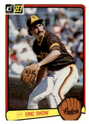 1983 Donruss #439 Eric Show - Image 1 of 2