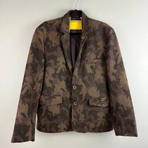 Descendant Of Thieves Limited Edition Camo Button Up Jacket Blazer Mens Sz Large - Picture 1 of 14